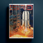 ‘Night launch GSLV MKII’ Poster