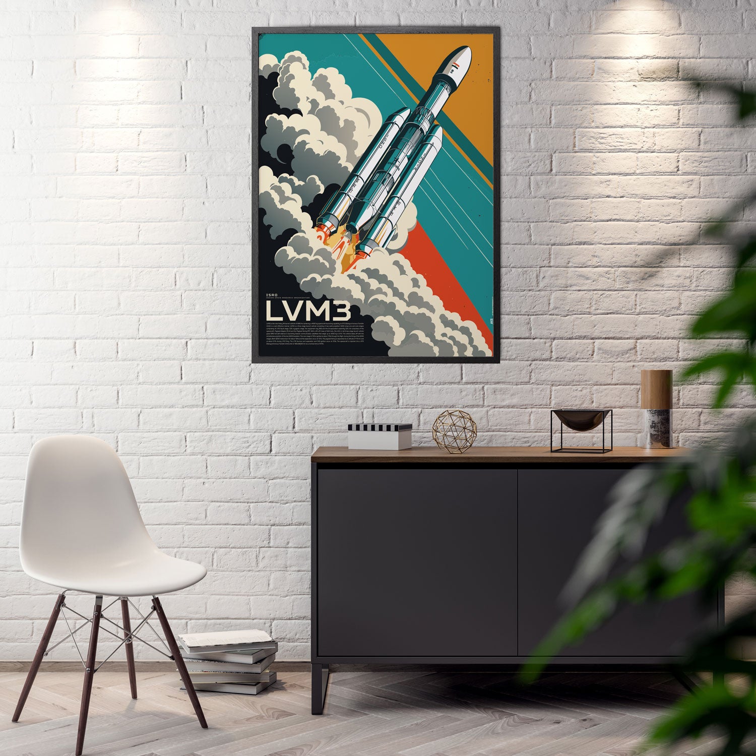 ISRO : 'LVM3 cloud punch' jumbo poster