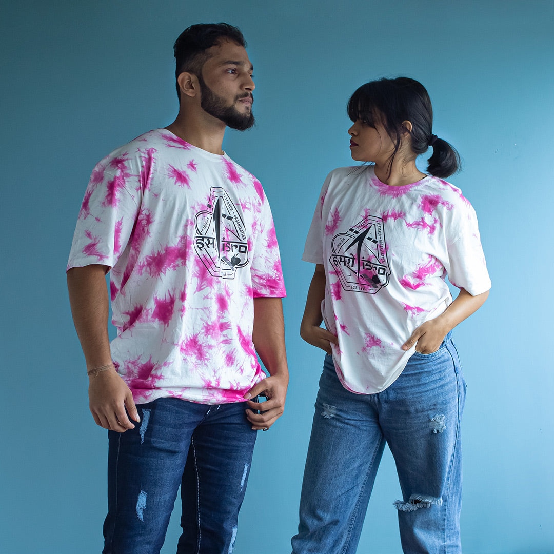 ISRO Staple Pink Tie Dye Oversized T-Shirt