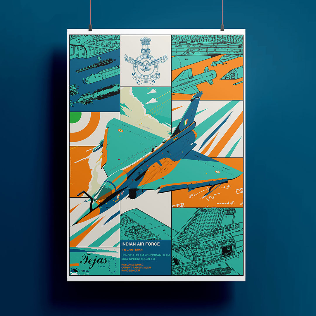 ‘Bird Of Prey’ Poster - LCA Tejas