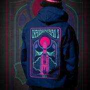 Navy Blue ‘Chandrayaan 3 and The Unknown’ Unisex Hoodie (Without Zip)