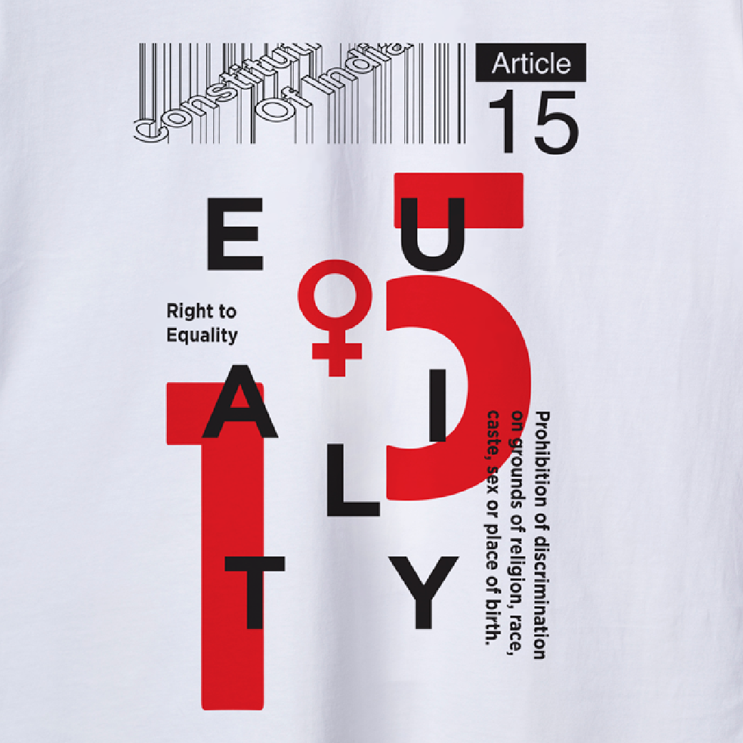 Constitution of India 'The Common Denominator' Shirt