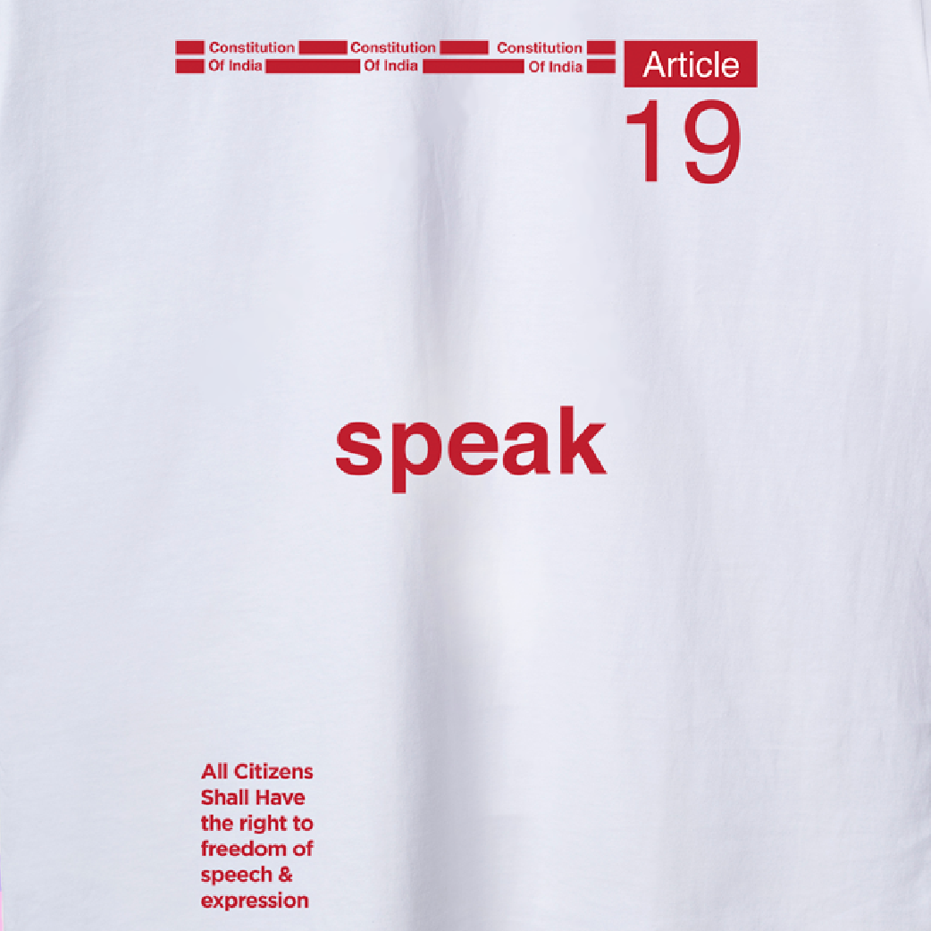 Constitution of India 'The Other Speak' Shirt