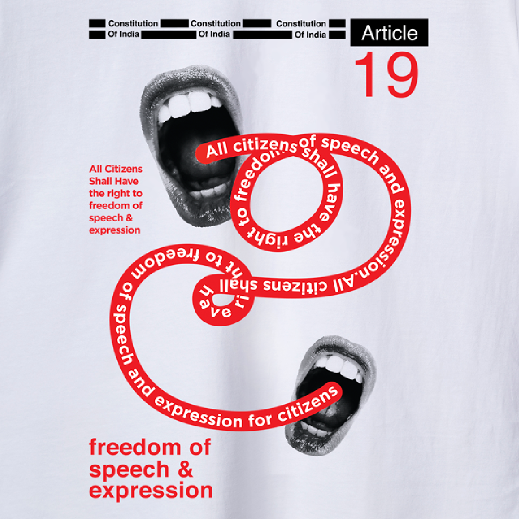 Constitution of India 'The Speak' Shirt